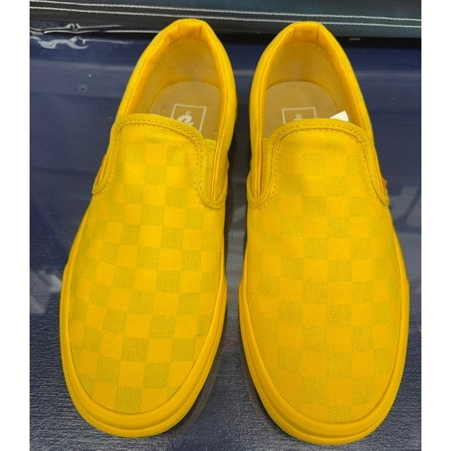 Vans OTW Spectra Yellow Mono Checkerboard 721356 Mens slip-on sneakers size 74