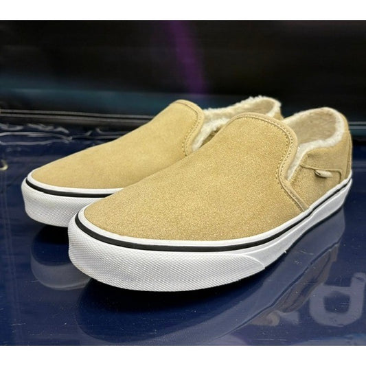 Vans Asher OTW Desert Taupe 751505 Womens suede slip-on sneakers size 8.50