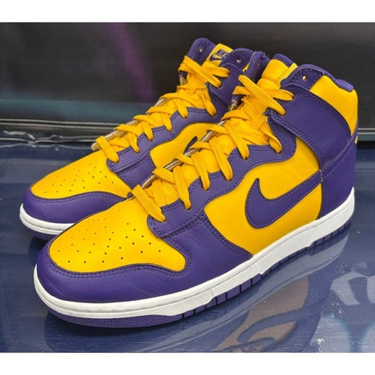 Nike Dunk High Lakers Purple Yellow (2022) DD1399-500 mens sneakers size 120