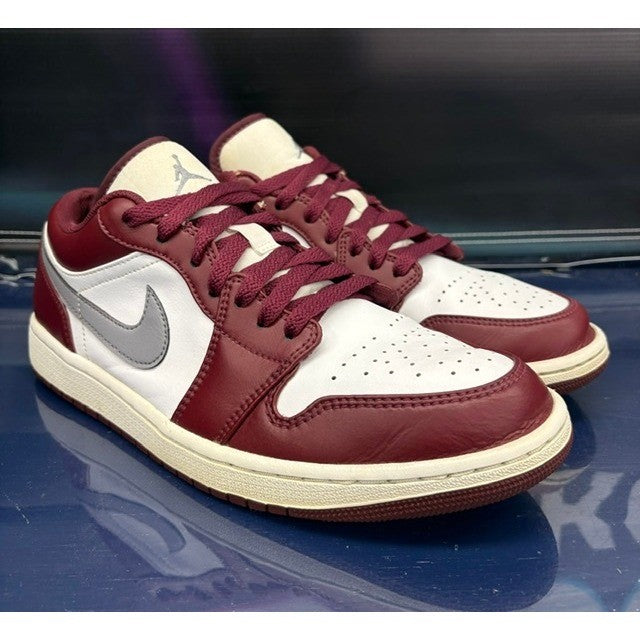 Jordan 1 Low White Bordeaux (2022) 553558-615 Mens sneakers size 101