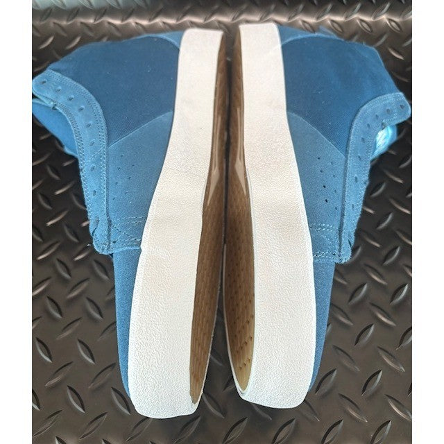 Lakai New Port Hi Blue Suede Skateboarding Sneakers Mens Size 10 MS219-0253-A006
