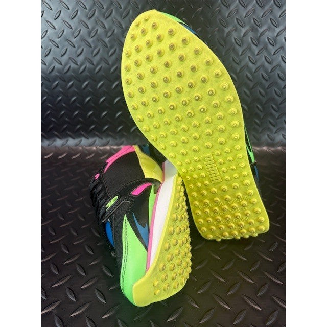 Puma Mile Rider Sunny Getaway Black Green Pink 373443-02 Womens sneakers size 86
