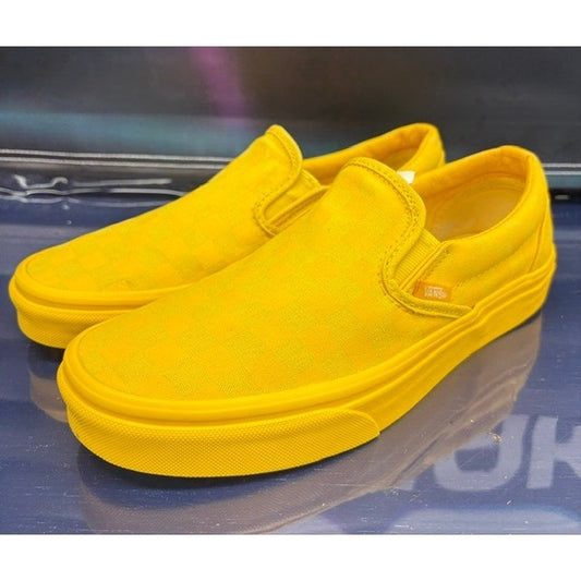 Vans OTW Spectra Yellow Mono Checkerboard 721356 Mens slip-on sneakers size 70