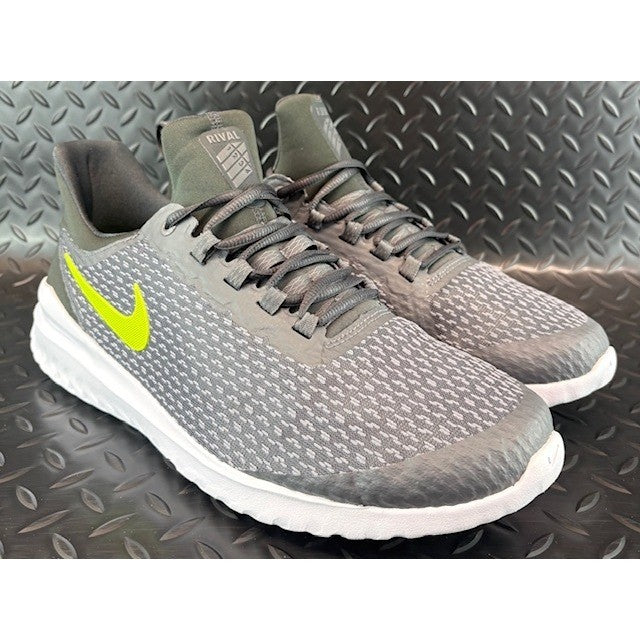 Nike Renew Rival Grey Lime Green White AA7400-007 Mens Running sneakers size 121