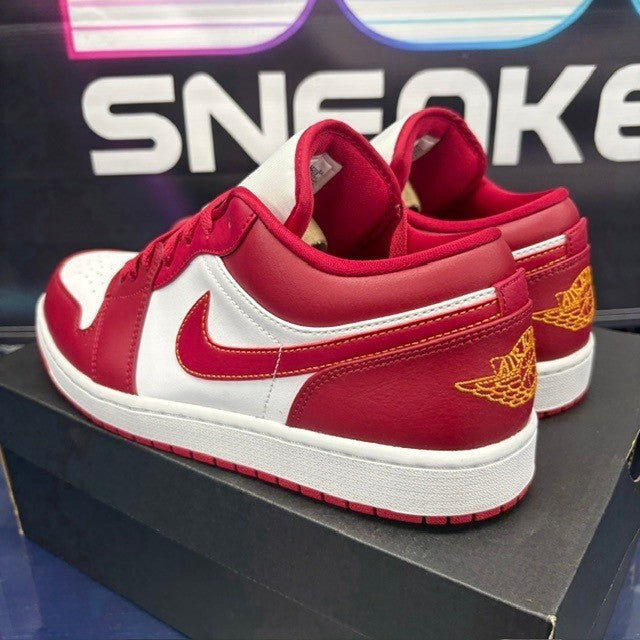 Jordan 1 Low Cardinal Red (2022) 553558-607 Mens sneakers size 11.53