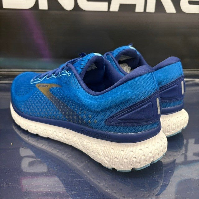 Brooks Glycerin 18 Blue Gold White (2019) 1103291D459 Mens sneakers size 11.53