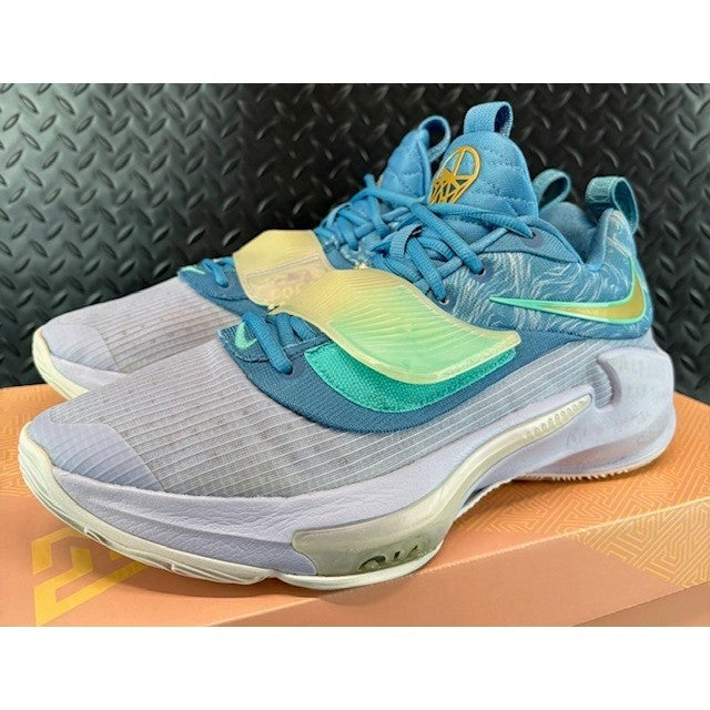 Nike Zoom Freak 3 Freeze Time Bluish Grey DA0694-40 Mens sneakers size 100