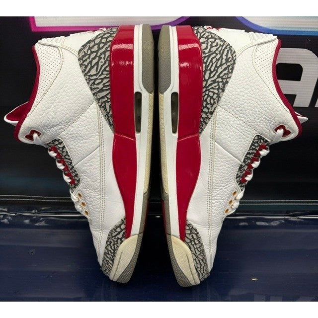 Jordan 3 Retro Cardinal Red (2021) CT8532-126 Mens sneakers size 11.55