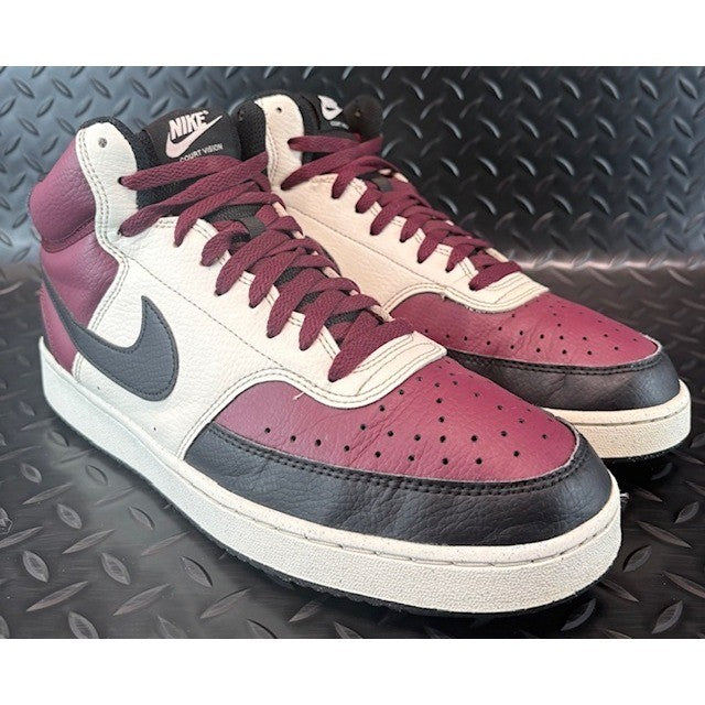 Nike Court Vision Mid Next Nature Dark Beetroot DN3577-600 Mens sneakers size 111