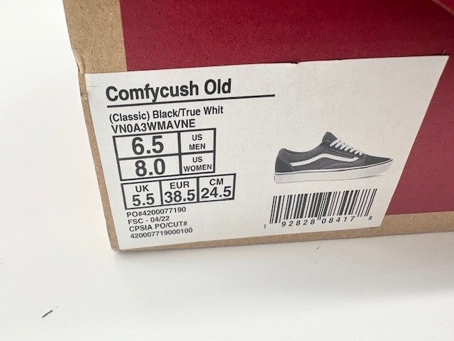 Vans Off the Wall OTW ComfyCush Old School Mens size 6.5 Sneakers Shoes Black4