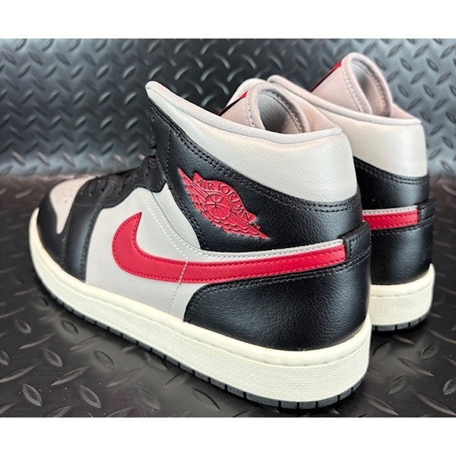 Jordan 1 Mid Black College Grey BQ6472-060 Womens sneakers size 12 or mens 10.53