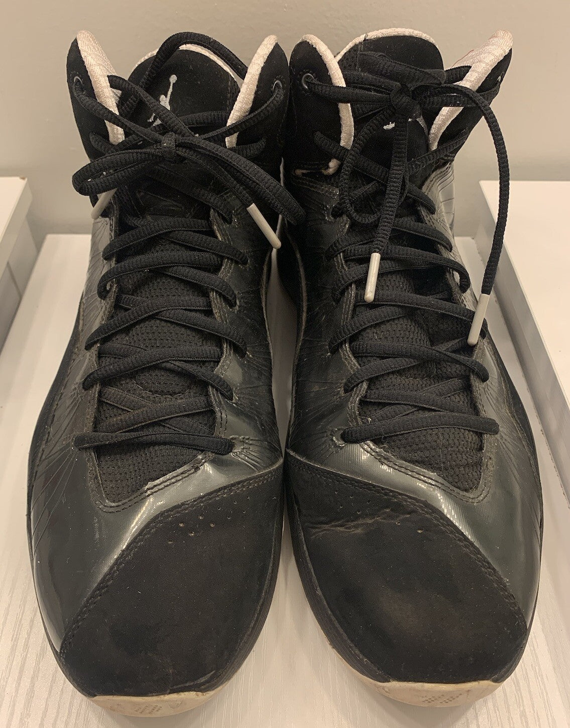 Nike Air Jordan 2011 Fly Wire Size 13 Men's Sneakers Basketball Black White3