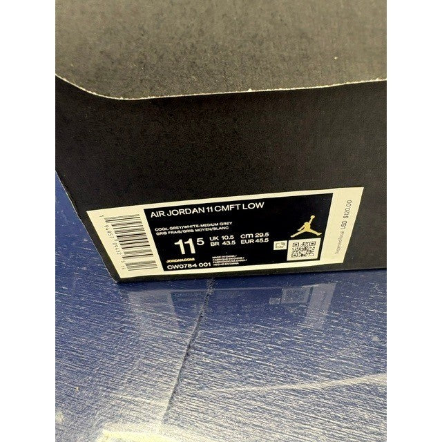 Jordan 11 CMFT Low Cool Grey (2021) CW0784-001 Mens sneakers size 11.57