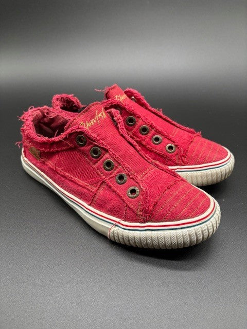 Blowfish Malibu Womens Size 8 Jester Red Buzz Slip On Casual Sneaker Shoes1