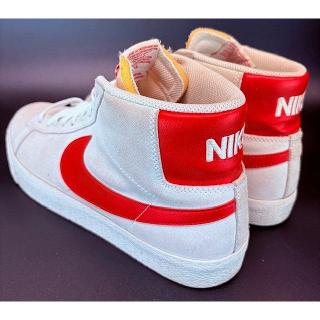 Nike SB Blazer Mid Suede Beige Mens size 10 sneakers mids summit lobster Red3
