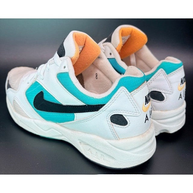 Vintage 1994 Nike Air Icarus OG White Black Teal Running Sneakers mens size 83