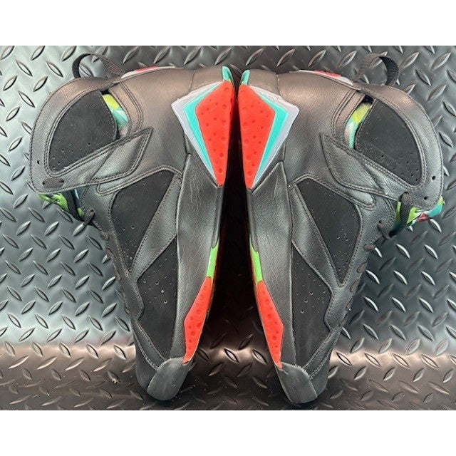 Jordan 7 Retro Barcelona Nights Black Red 705350-007 Mens sneakers size 105