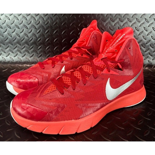 Nike Lunar Hyperquickness Red Lunarlon 652775-606 Mens Athletic Sneakers size 110