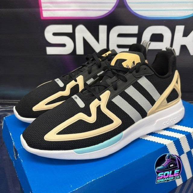 Adidas Originals ZX 2K Flux Black White FY0608 Womens sneakers size 10.50