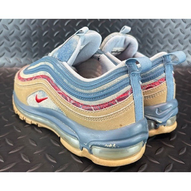 Nike Air Max 97 Wild West Blue Tan Denim BV6056-200 Mens sneakers size 83