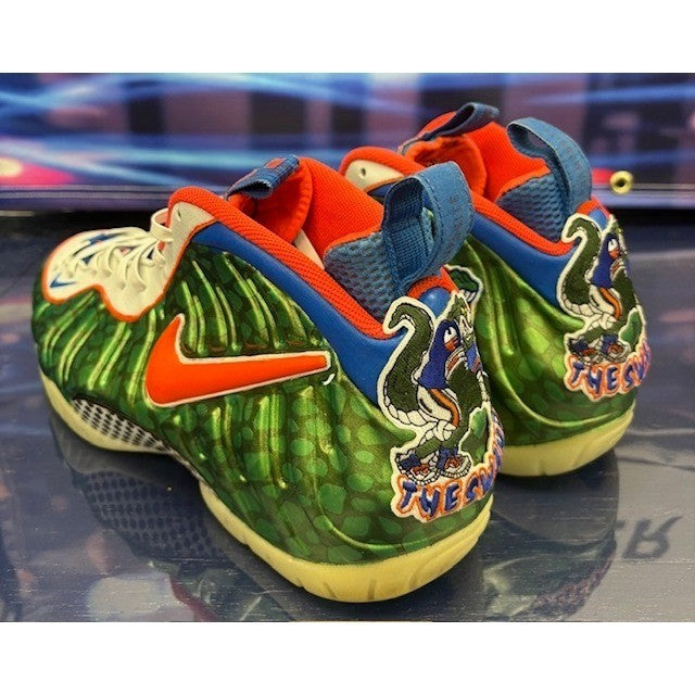 Custom Foamposites 1 of 68 pairs Green White Gators Swamp Mens sneakers size 143
