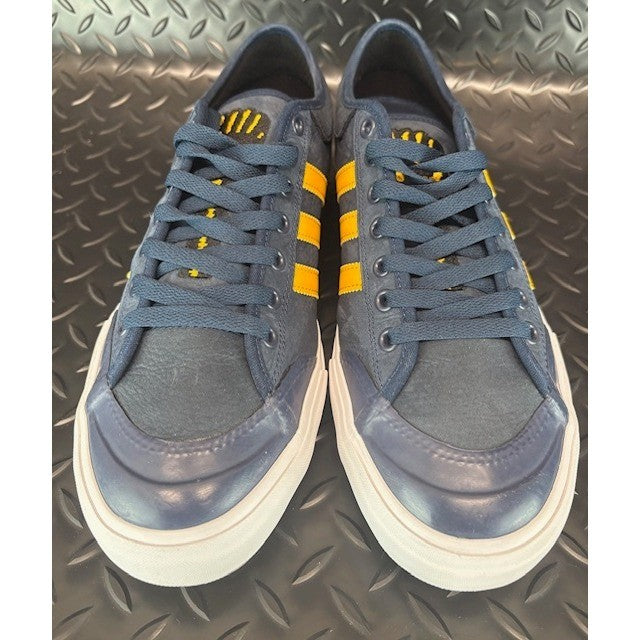 Adidas Matchcourt x Hardies Mens Skateboarding Sneakers BB8551 Blue Yellow sz 104