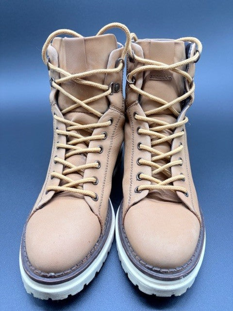 RooLee Light Brown Leather Boots Mens size 9.5 US Super Soft4