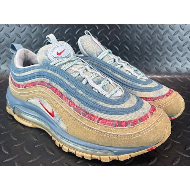 Nike Air Max 97 Wild West Blue Tan Denim BV6056-200 Mens sneakers size 81