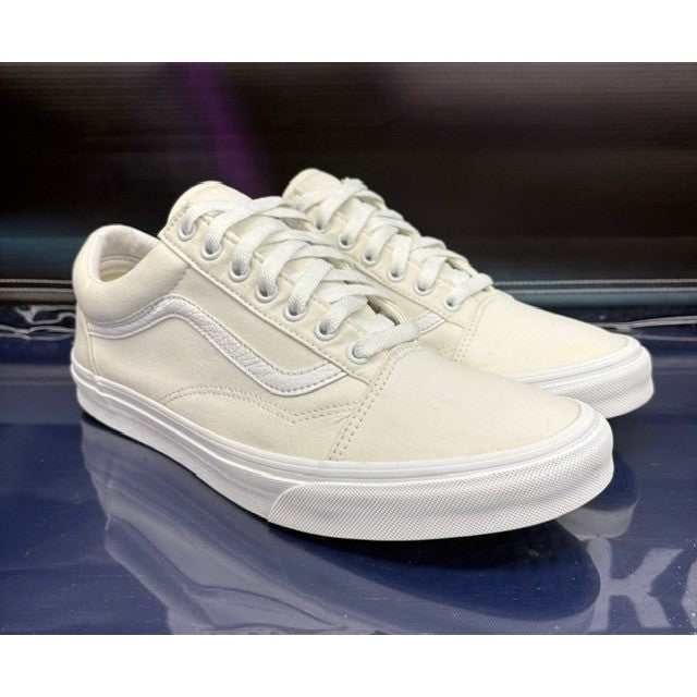 Vans Old Skool OTW Triple White 508731 Mens canvas sneakers size 111