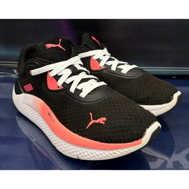Puma Softride Black Pink White (2022) 377045-02 Womens sneakers size 101