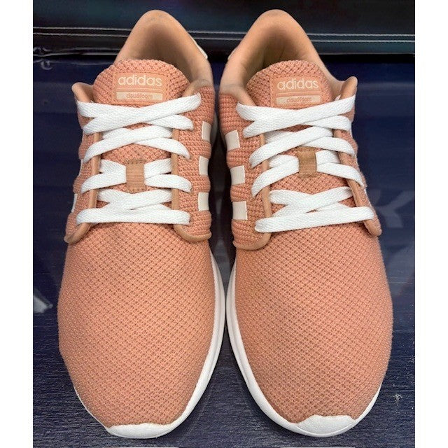 Adidas QT Racer Cloadfoam Mesh Coral White EE3689 Womens sneakers size 114