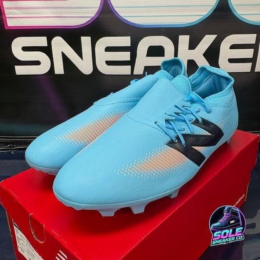 New Balance Furon Dispatch FG V7+ Blue Orange SF3FS75 Mens cleats size 110