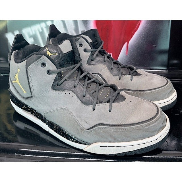 Jordan Courtside Cool Gray Sonic Yellow 2011 Jumpman Basketball Sneakers Size 131