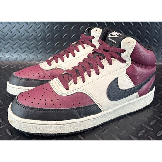 Nike Court Vision Mid Next Nature Dark Beetroot DN3577-600 Mens sneakers size 110