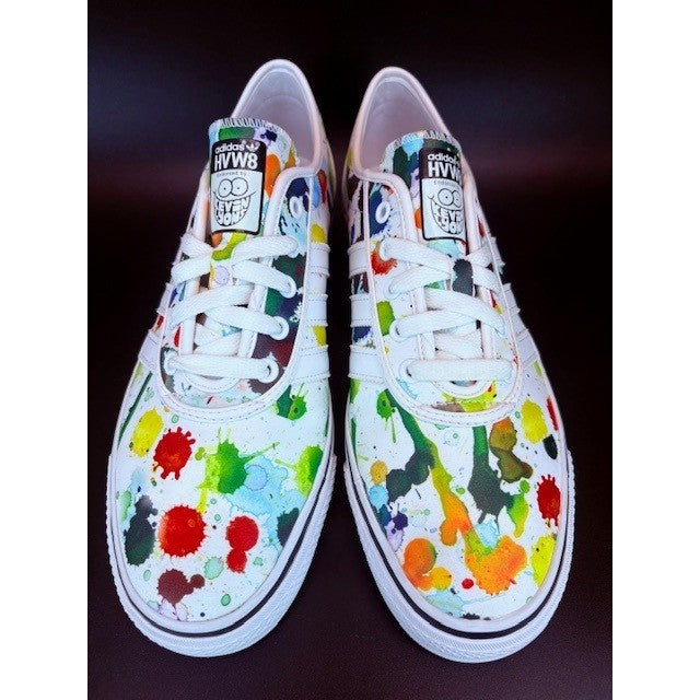 Adidas HVW8 x AdiEase Kevin Lyons Skate Shoes sneakers mens size 10 White paint4
