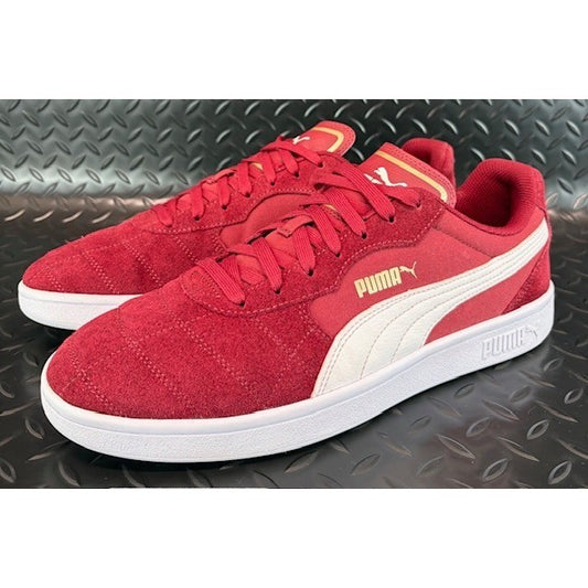 Puma Astro Kick Red/Burgundy White Suede 369115-07 Mens sneakers size 120
