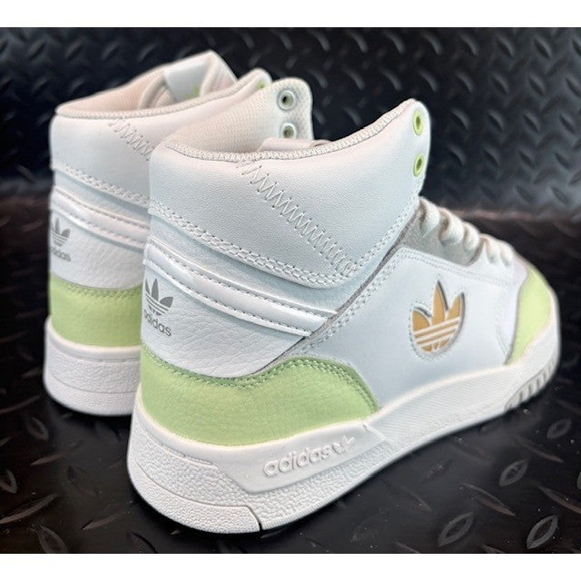 Adidas Drop Step XL White Lime Grey GZ1582 Womens Athletic Sneaker size 5.52