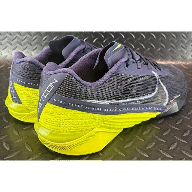 Nike React Metcon Turbo Navy Blue Lime Green CT1243-400 Mens sneakers size 132