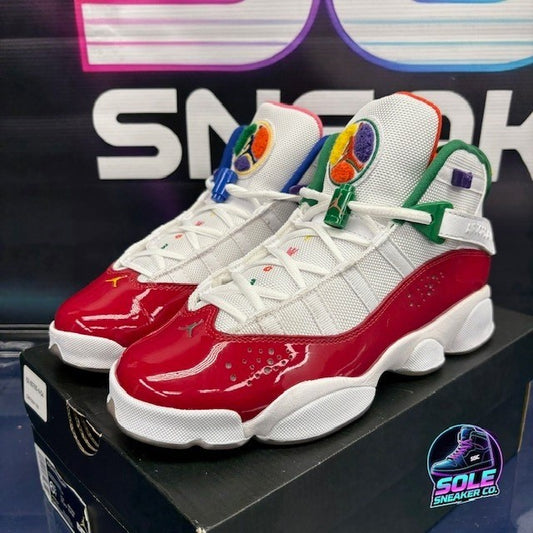 Jordan 6 Rings Multi-Color (2020) CW7004-100 Youth sneakers size 6.5Y0