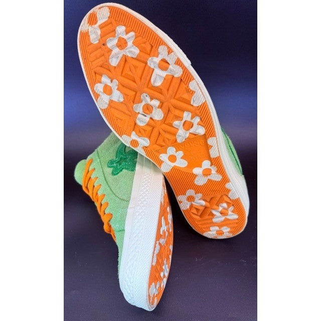 Converse Ox Tyler the Creator Golf Le Fleur Jade Lime Orange mens sneakers sz 86