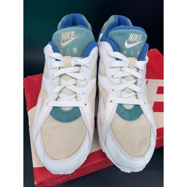 Vintage Nike Ceres Pantheon 1995 White Blue Green mens size 8.54