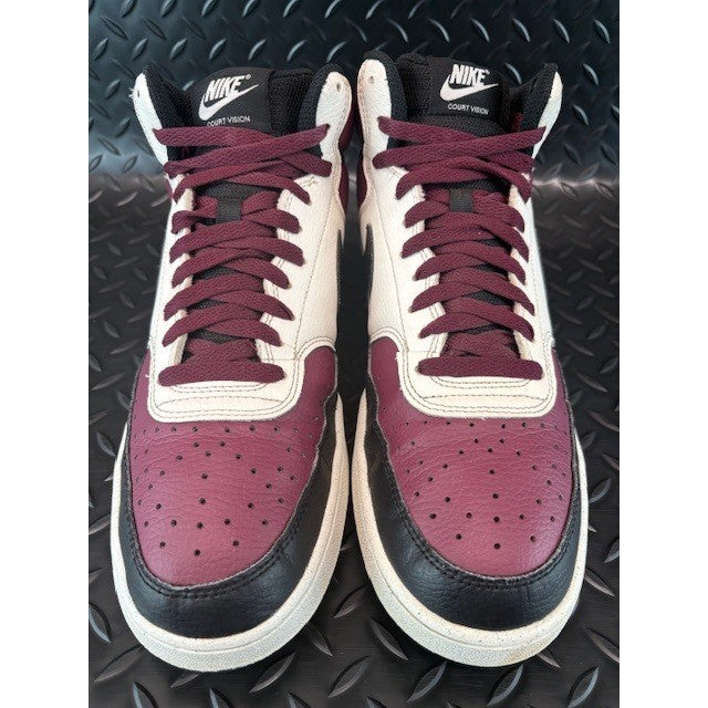 Nike Court Vision Mid Next Nature Dark Beetroot DN3577-600 Mens sneakers size 114