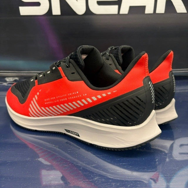 Nike Air Zoom Pegasus 36 Shield Habanero Red AQ8005-600 Mens sneakers size 11.53