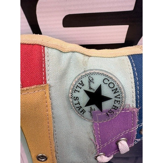 Converse All Stars Multi-Color Patches A02026C Kids Canvas sneakers size 4.56