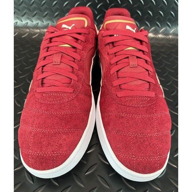 Puma Astro Kick Red/Burgundy White Suede 369115-07 Mens sneakers size 124