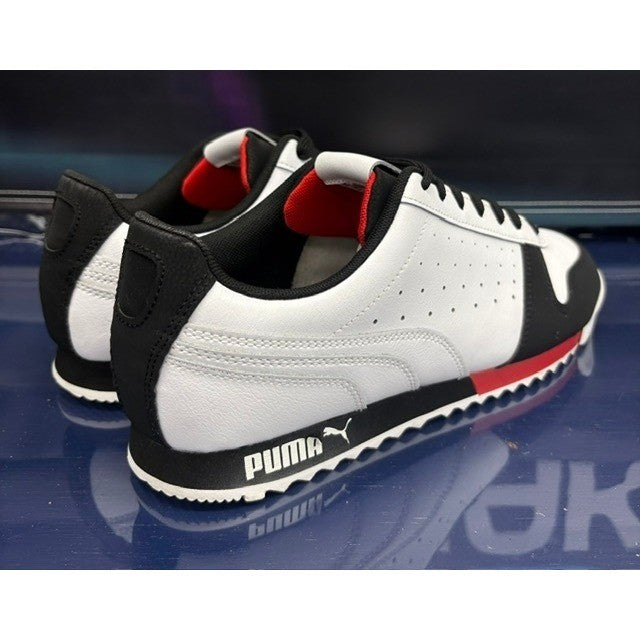 Puma Roma Hacked Home White Black Red 386869-01 Mens sneakers size 9.52