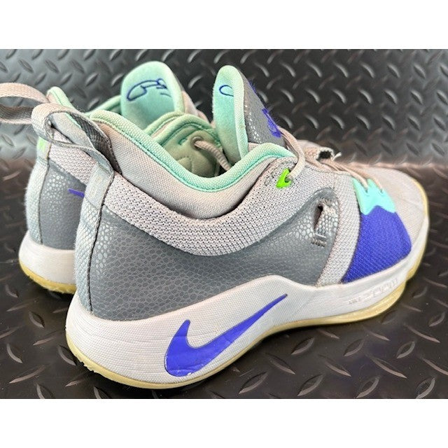 Nike PG 2 Pure Platinum Neo Turquoise Grey AJ2039-002 Mens sneakers size 8.52
