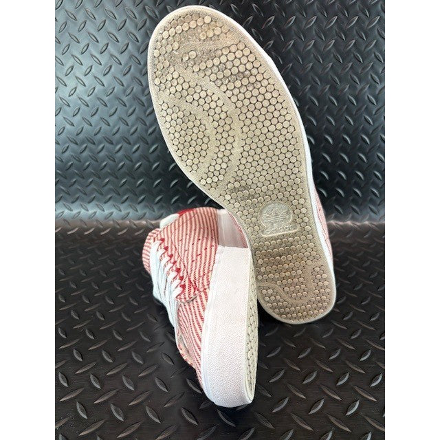 Adidas Original Stan Smith Red White Pinstripe M17190 Mens sneakers size 127
