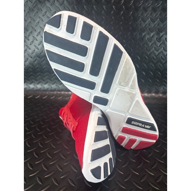 Supra Hammer Run Red White 08126-605-M Mens Athletic Sneakers Shoes Size 126