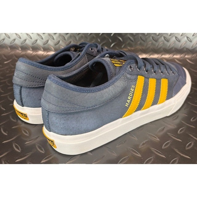 Adidas Matchcourt x Hardies Mens Skateboarding Sneakers BB8551 Blue Yellow sz 102